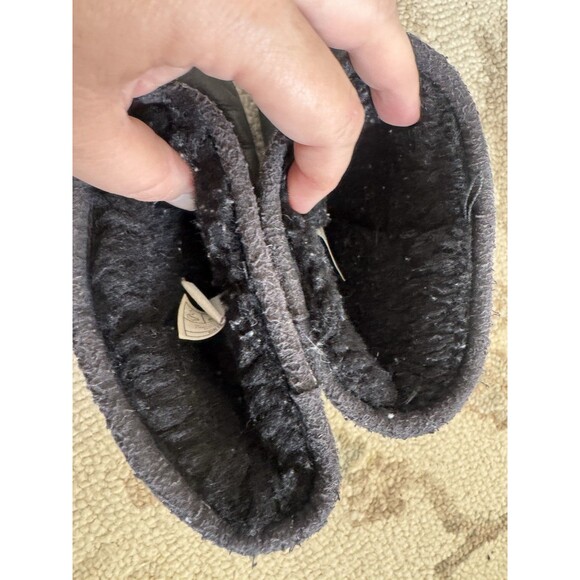 Ugg Australia Shearling Kids Winter Boots Black Size 2 Girls - Picture 9 of 9